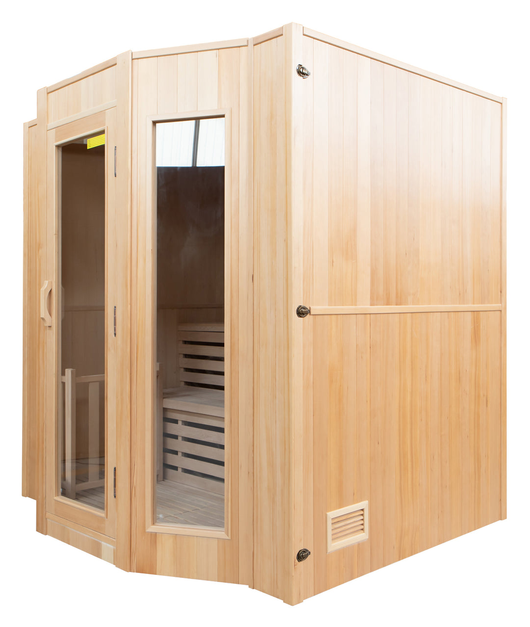 Sauna ZEN 6 personer – traditionell bastu med Harvia-aggregat