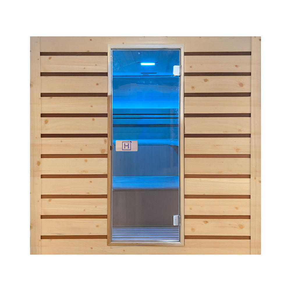 Holl’s Eccolo Bastu 6 Personer – Traditionell Ångbastu med LED &amp; Energibesparande Isolering