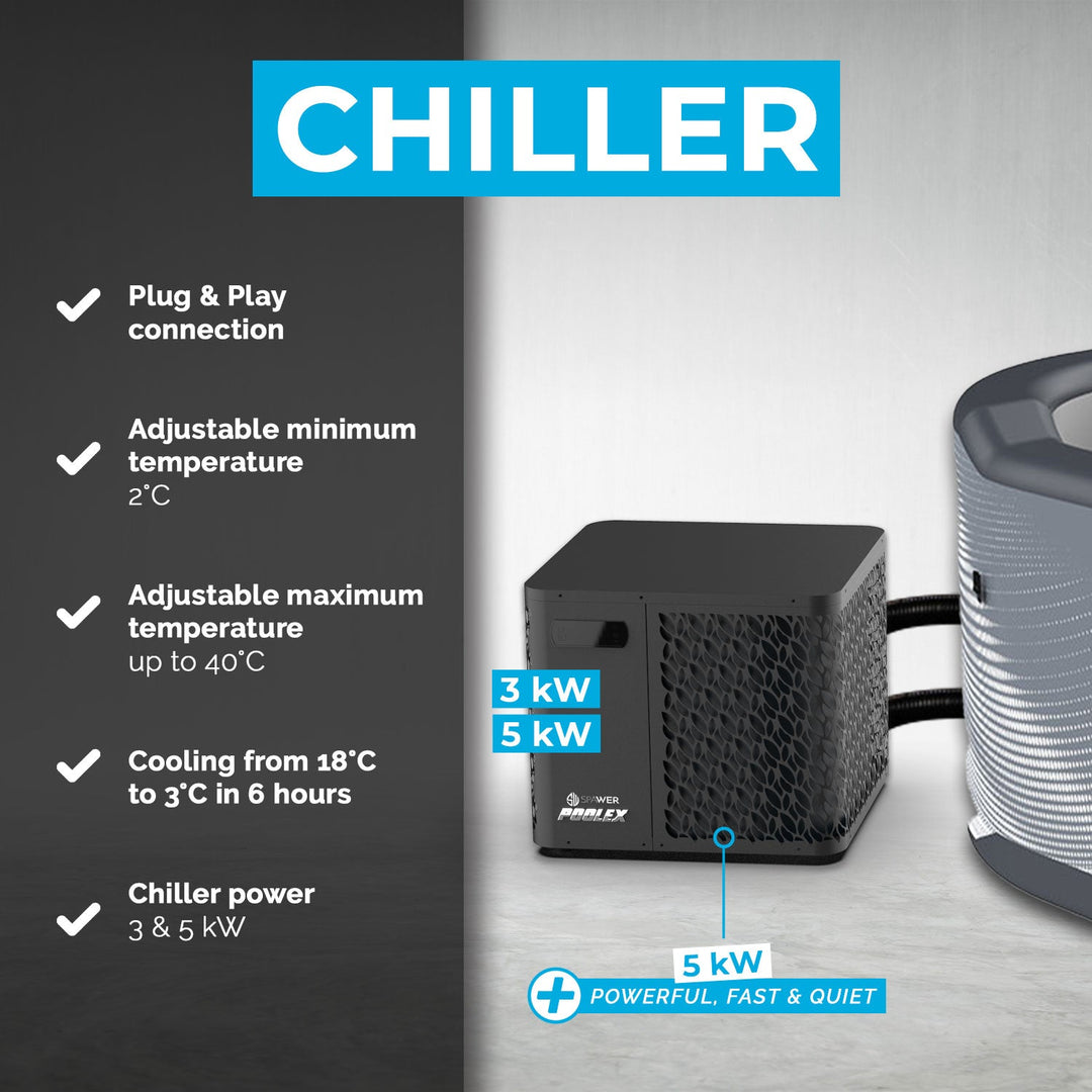NetSpa Järvi Ice Bath with Chiller 3–40°C – 3 kW / 4 kW / 5 kW