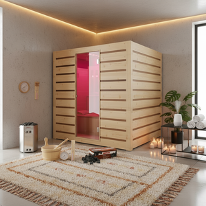 Holl’s Eccolo Bastu 6 Personer – Traditionell Ångbastu med LED & Energibesparande Isolering