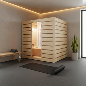 Holl’s Eccolo Bastu 6 Personer – Traditionell Ångbastu med LED & Energibesparande Isolering