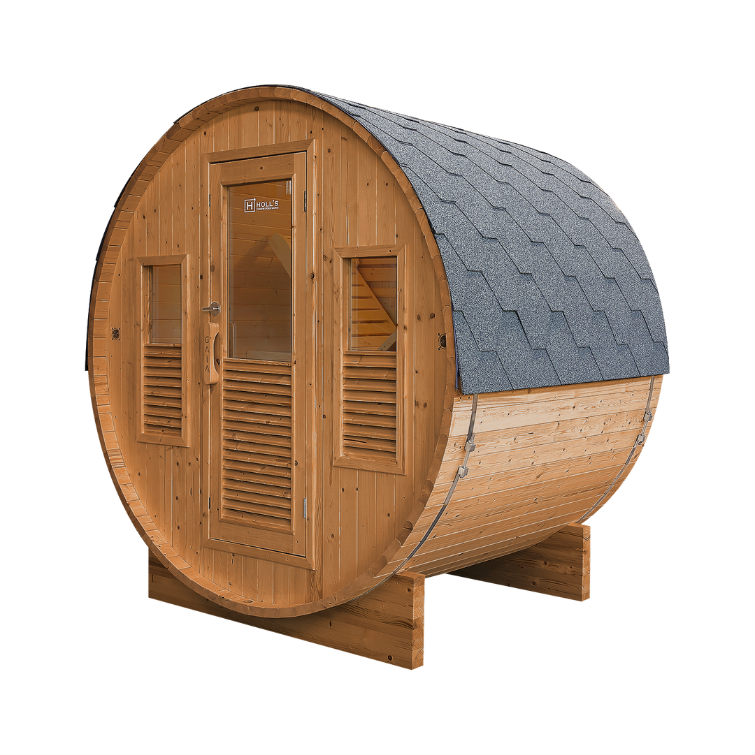 Sauna Gaïa Bella – Utomhusbastu i Massiv Gran (3 personer)