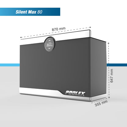 Poolex Silent Max – Ultra tyst Full Inverter poolvärmepump med WiFi