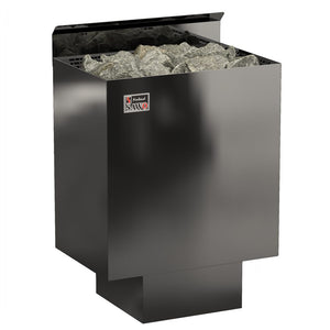 SAWO Electric Sauna Heater Stainless Combi Nordex Black NS with Steam Generator 3P