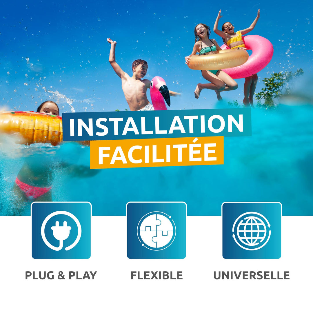 Poolex Nano FI 2025 Full Inverter Poolvärmepump WiFi – 3 kW / 5 kW för pooler upp till 30 m³