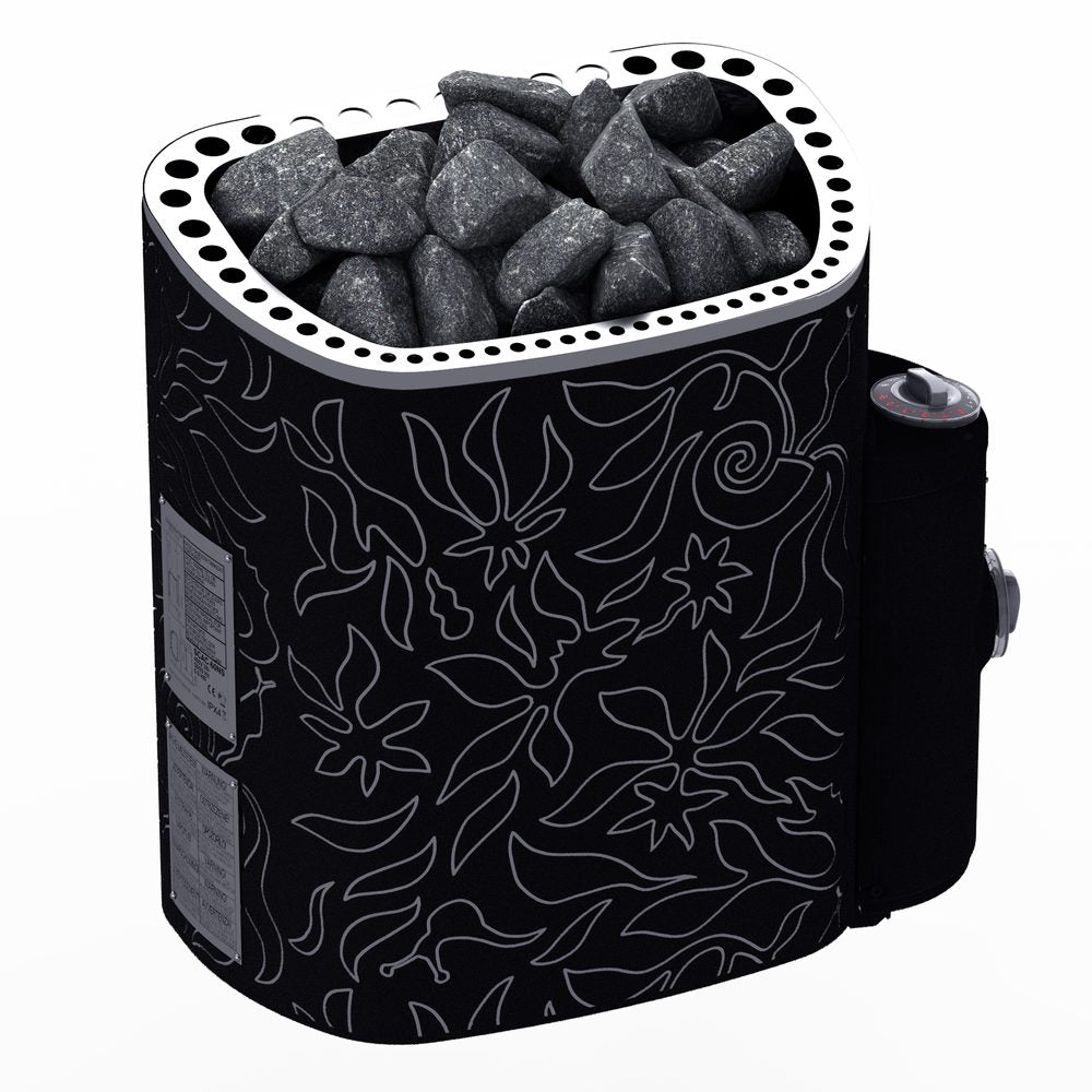 SAWO Elektriskt Bastuaggregat Dragonfire Scandifire Svart 3P-1P