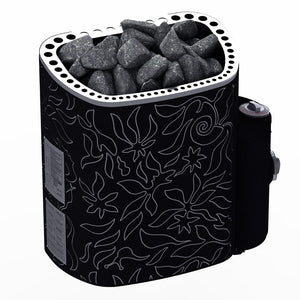 SAWO Electric Sauna Heater Dragonfire Scandifire Black 3P-1P