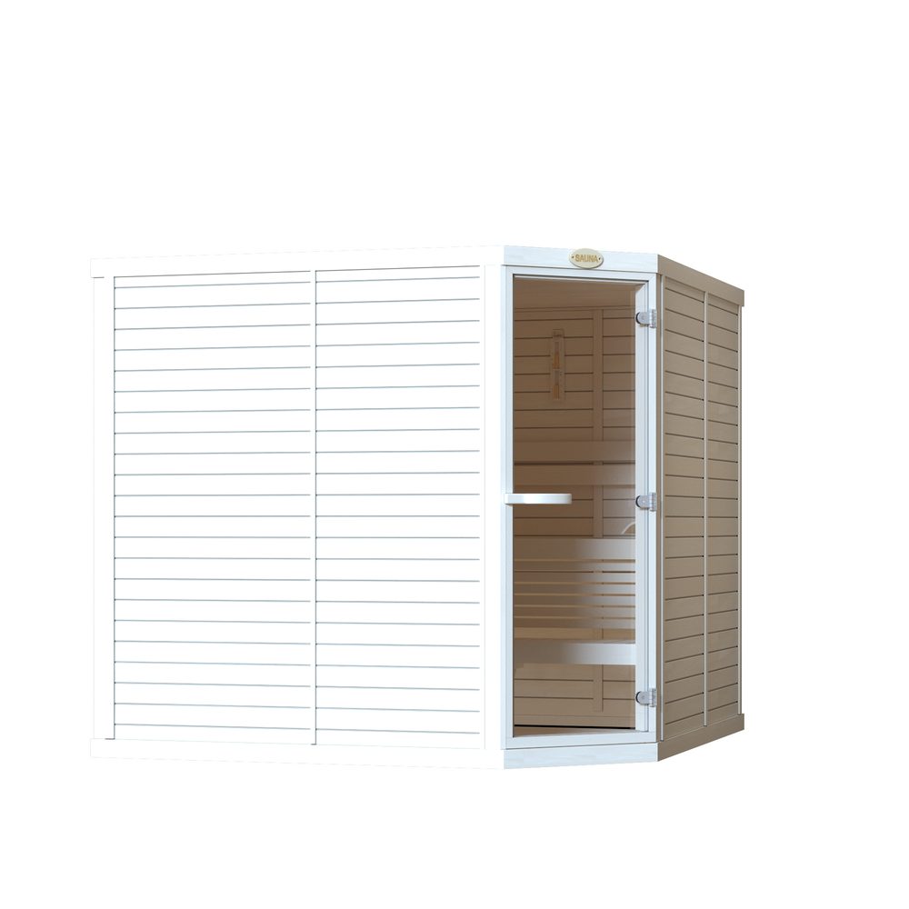 SAWO Indoor Sauna Standard Aspen corner