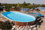 Pool Mountfield Azuro Vario Trä Oval 5,5x3,7x1,2 m