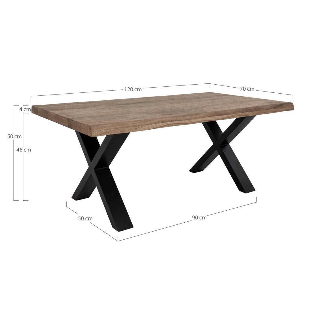 House Nordic Toulon soffbord 120×70 cm – rökt ek