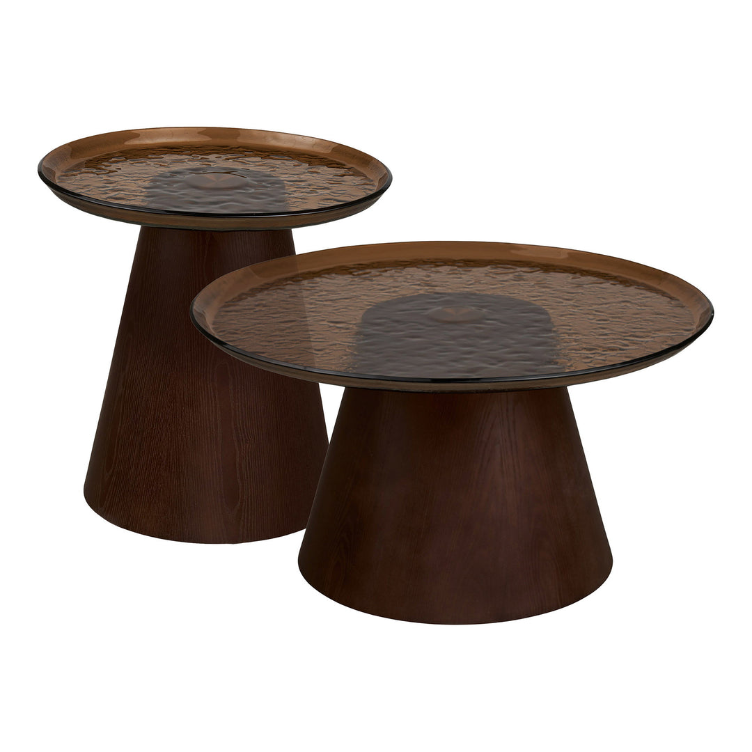 House Nordic Orvieto soffbord 2-pack – mörkbrun