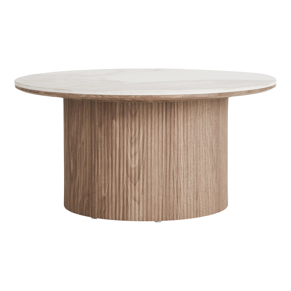 House Nordic Athens soffbord i keramik – vit/brun