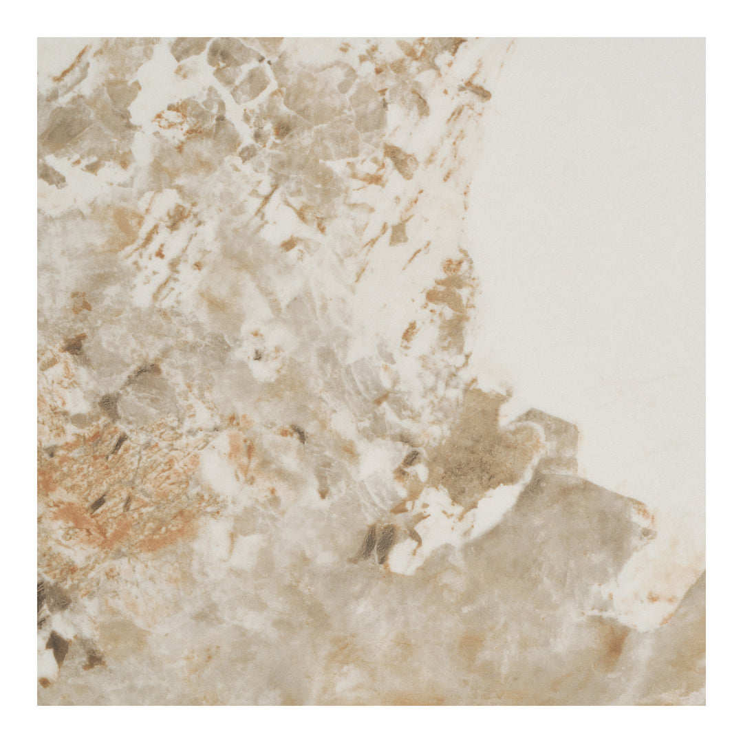 House Nordic Athens soffbord i keramik – vit/brun