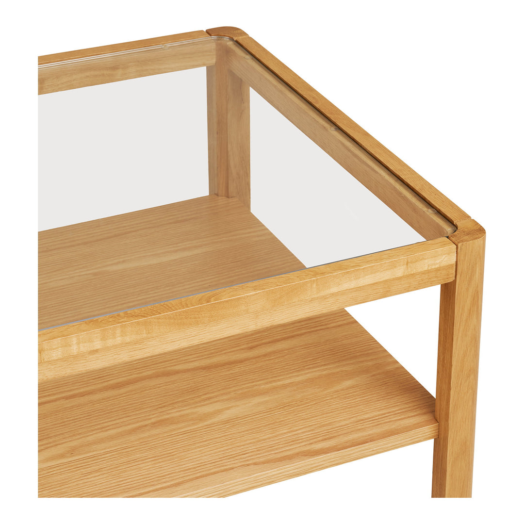 House Nordic Lourmarin soffbord 110×60 cm – ek/glas