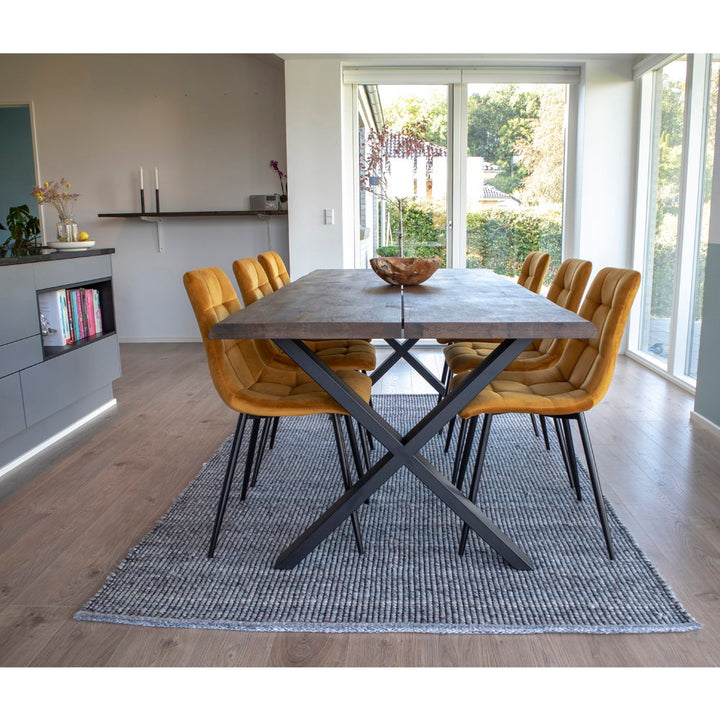 House Nordic Toulon matbord 200×95 cm – rökt ek