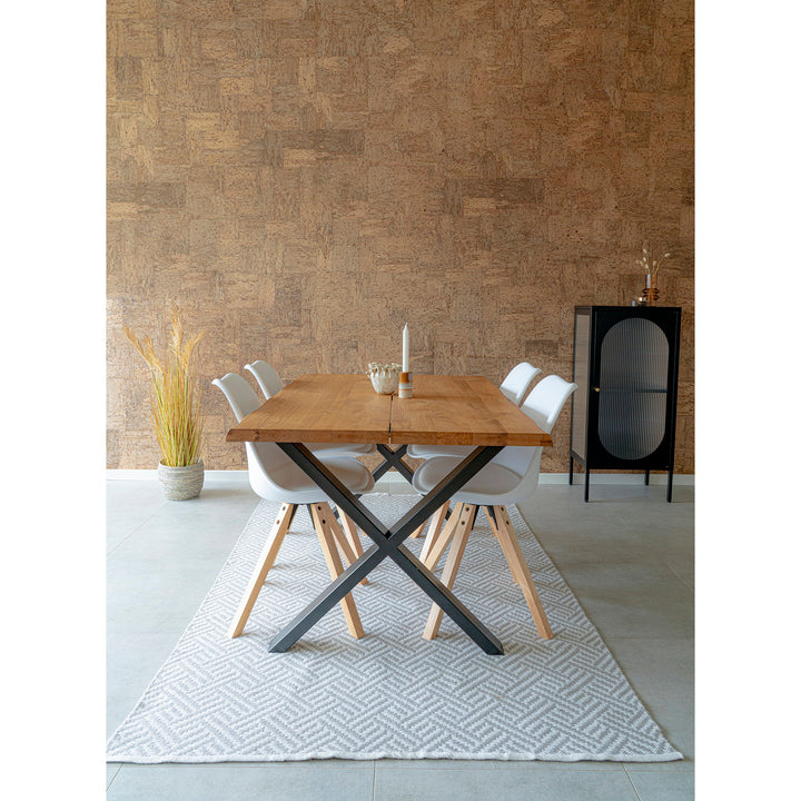 House Nordic Toulon matbord 200 × 95 cm i naturfärgad ek