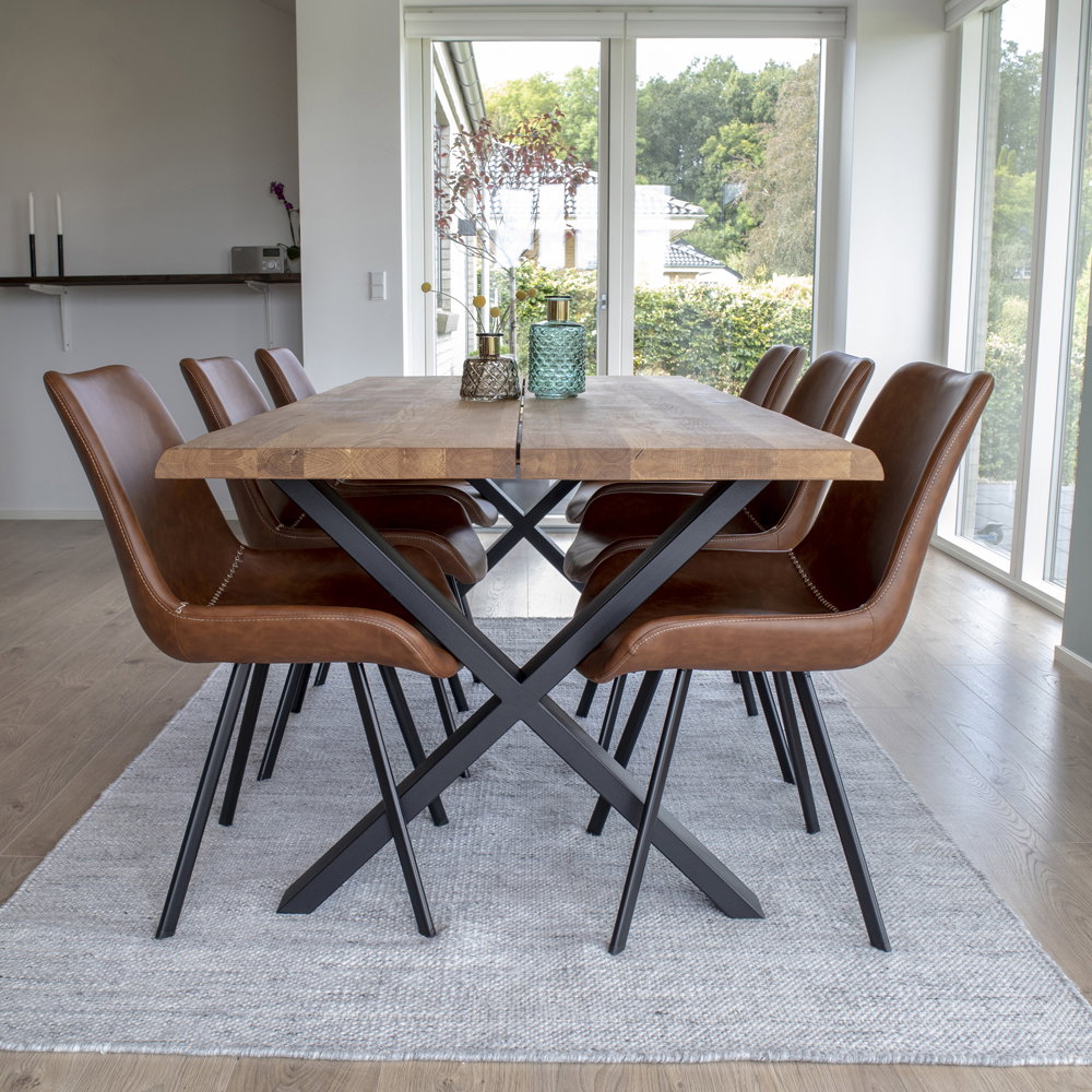 House Nordic Toulon matbord 200 × 95 cm i naturfärgad ek