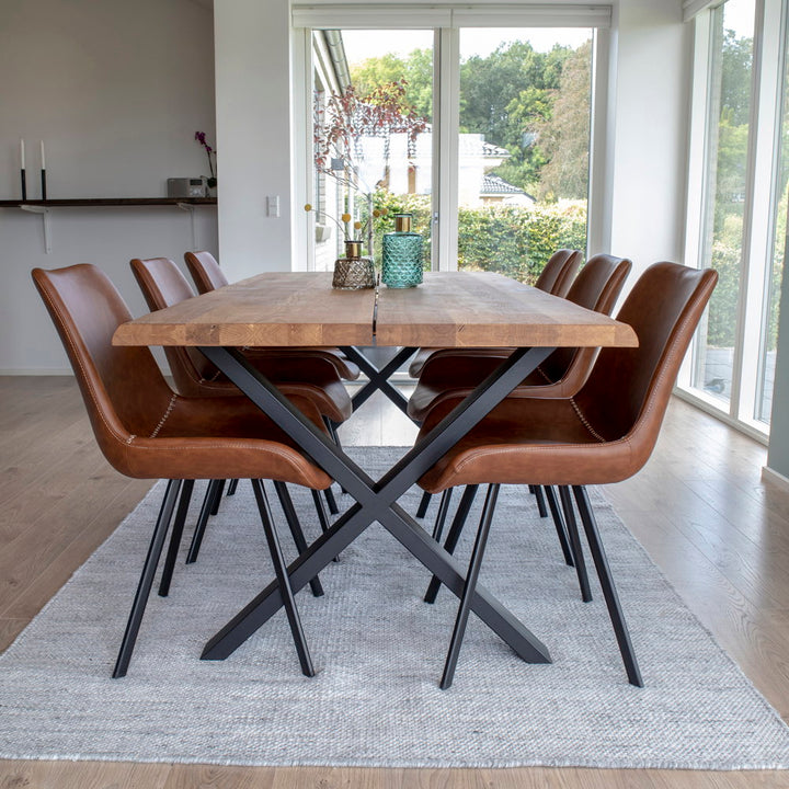 House Nordic Toulon matbord 200 × 95 cm i naturfärgad ek