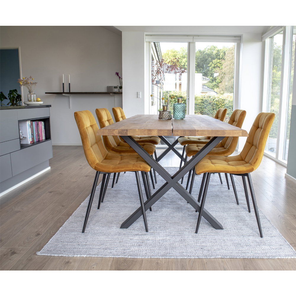 House Nordic Toulon matbord 200 × 95 cm i naturfärgad ek