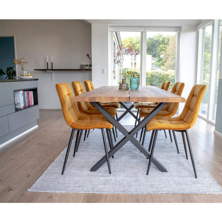House Nordic Toulon matbord 200 × 95 cm i naturfärgad ek