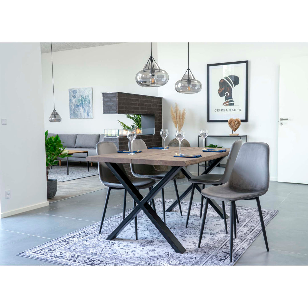 House Nordic Toulon matbord 140 × 95 cm i rökt ek