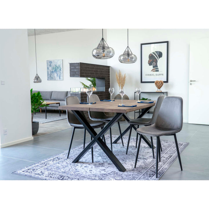 House Nordic Toulon matbord 140 × 95 cm i rökt ek