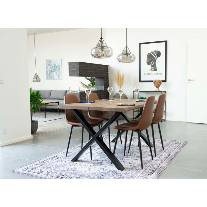 House Nordic Toulon matbord 140 × 95 cm i rökt ek
