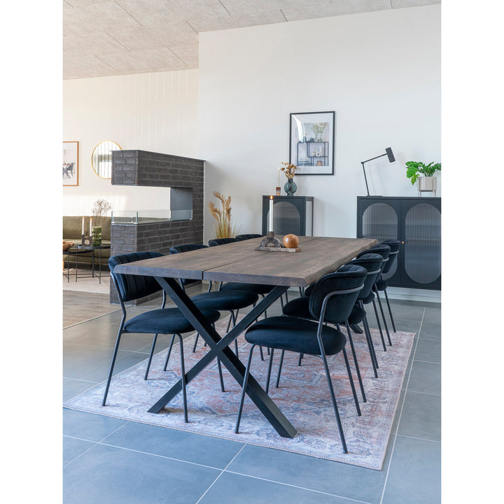 House Nordic Toulon matbord i rökt ek