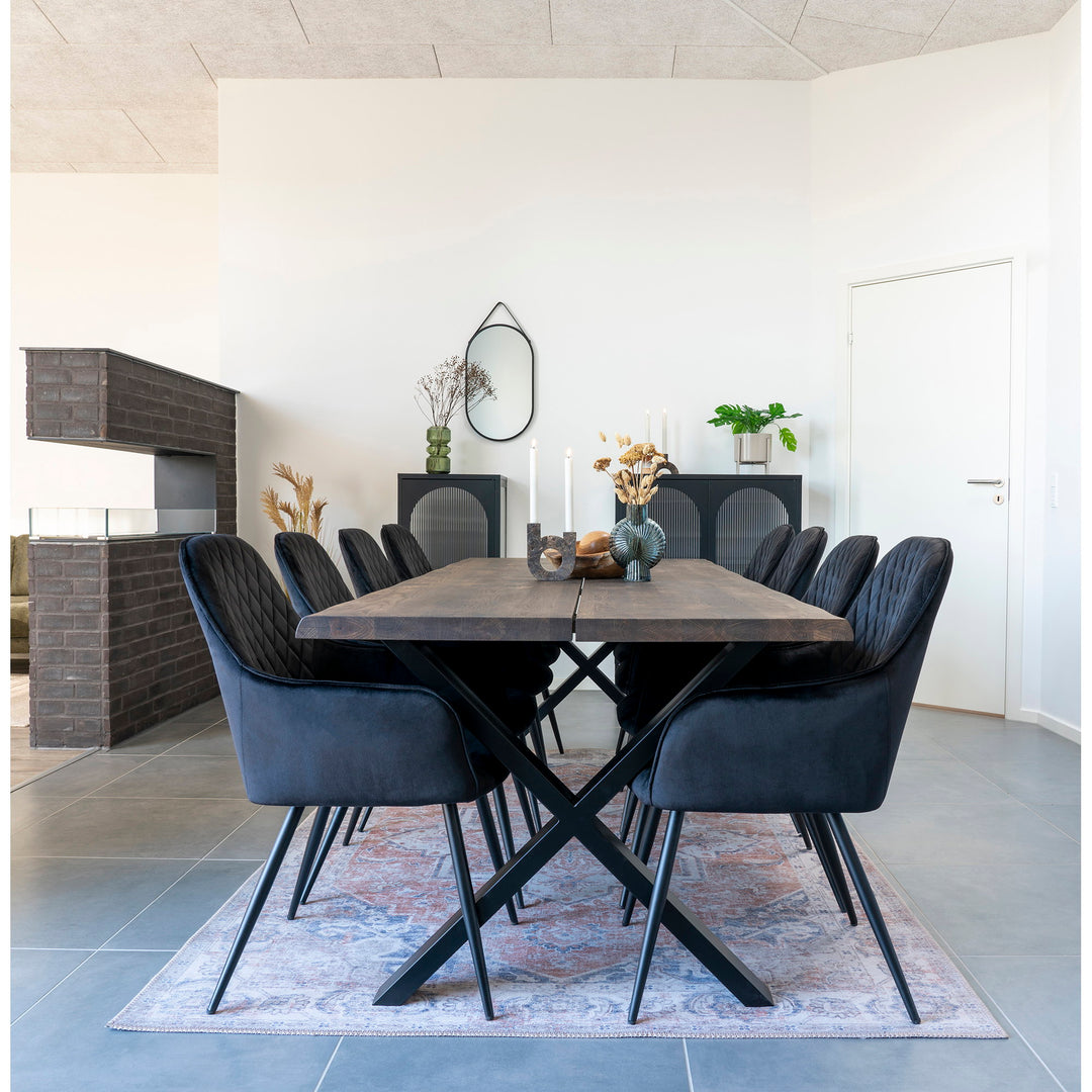 House Nordic Toulon matbord i rökt ek