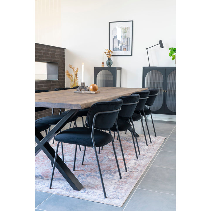 House Nordic Toulon matbord i rökt ek