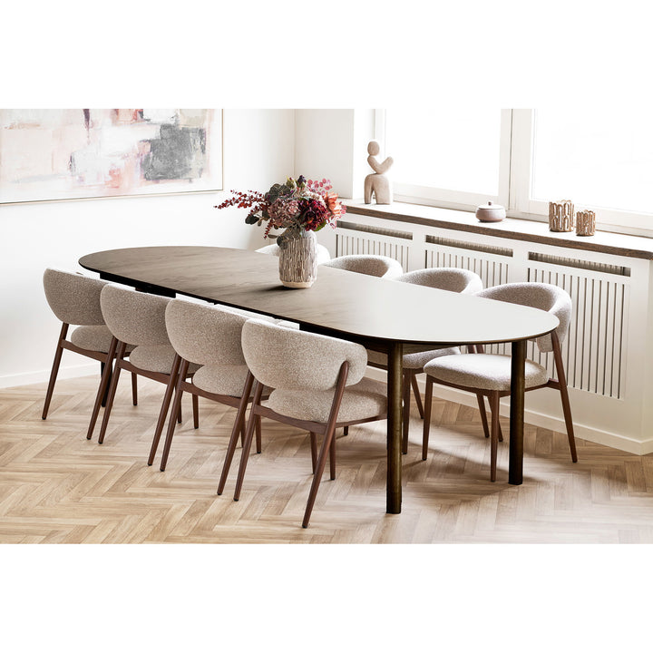 House Nordic Bundaberg förlängningsbart matbord – rökt