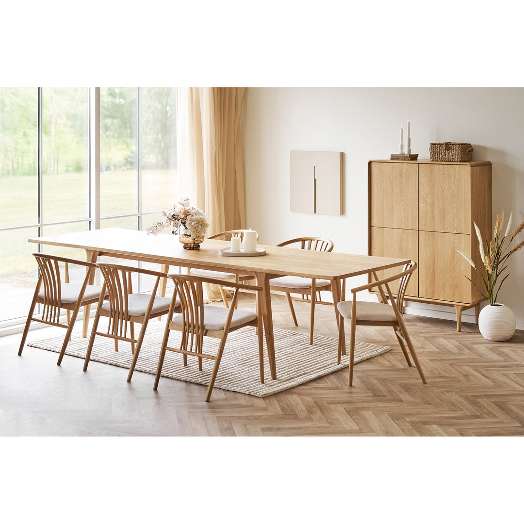 House Nordic Darwin matbord 240–340 × 100 cm natur
