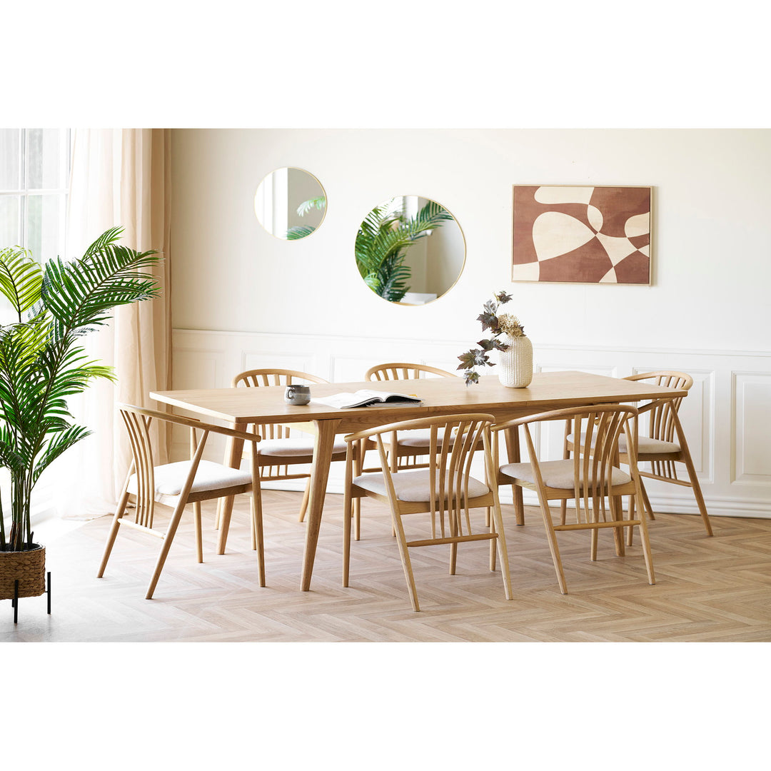 House Nordic Darwin matbord 180–230 × 90 cm natur