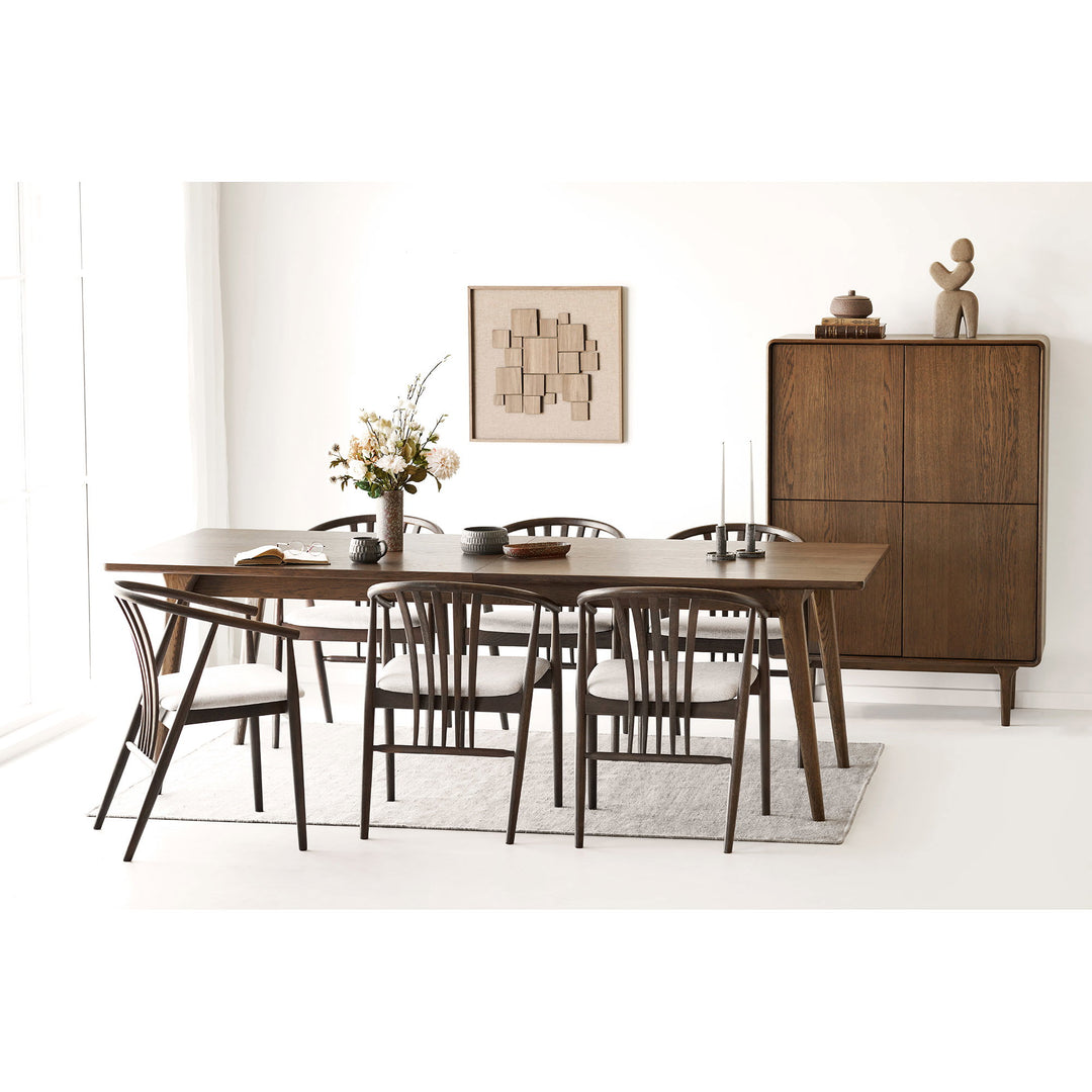House Nordic Darwin matbord 240–340 × 100 cm mörkbrun
