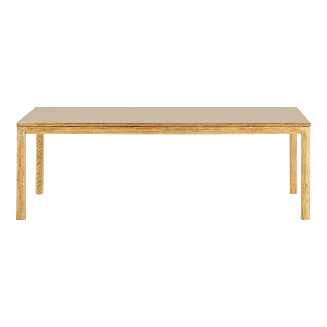House Nordic Bowen förlängningsbart matbord – natur och mörk sand