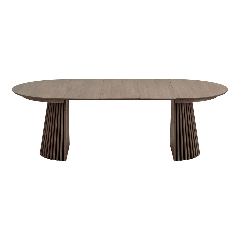 House Nordic Osaka utdragbart matbord Ø120–240 cm – rökfärgat