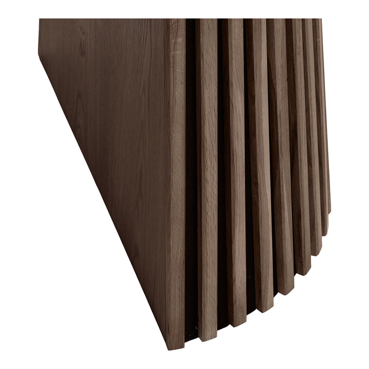 House Nordic Osaka utdragbart matbord Ø120–240 cm – rökfärgat