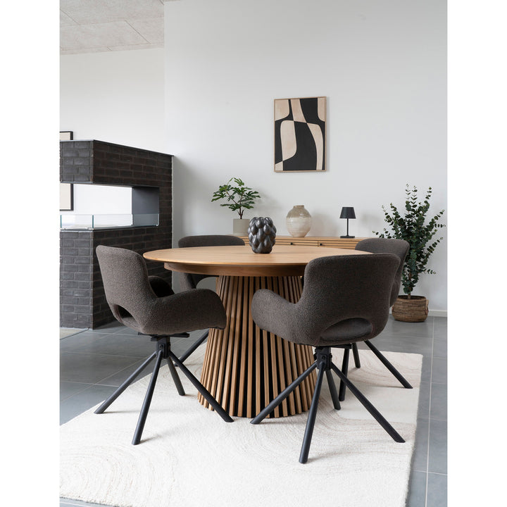 House Nordic Osaka utdragbart matbord Ø120–200 cm – natur
