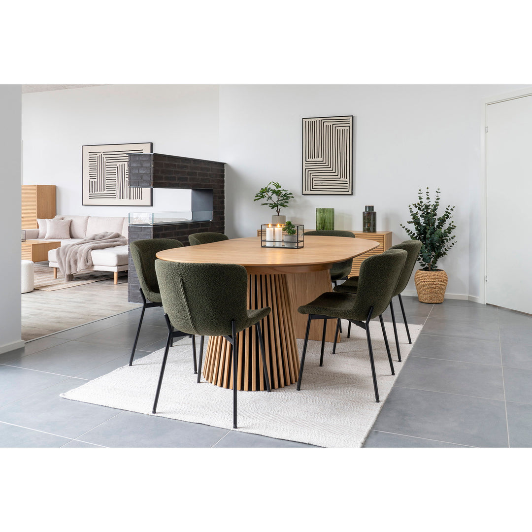 House Nordic Osaka utdragbart matbord Ø120–200 cm – natur
