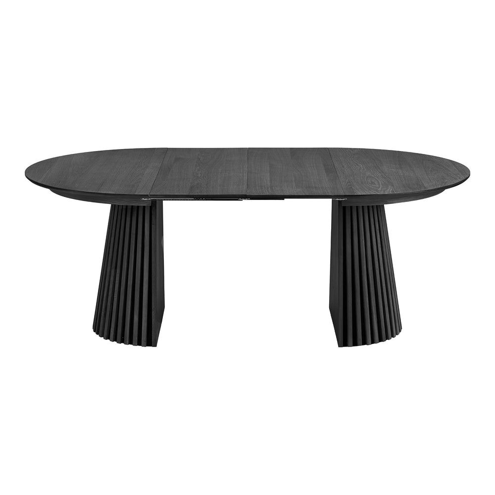 House Nordic Osaka utdragbart matbord Ø120–200 cm – svart