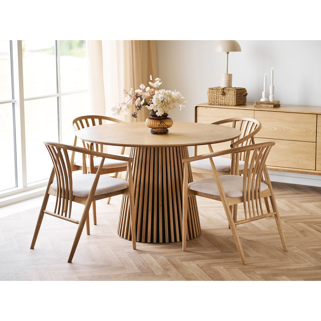 House Nordic Osaka runt matbord Ø120 cm – natur