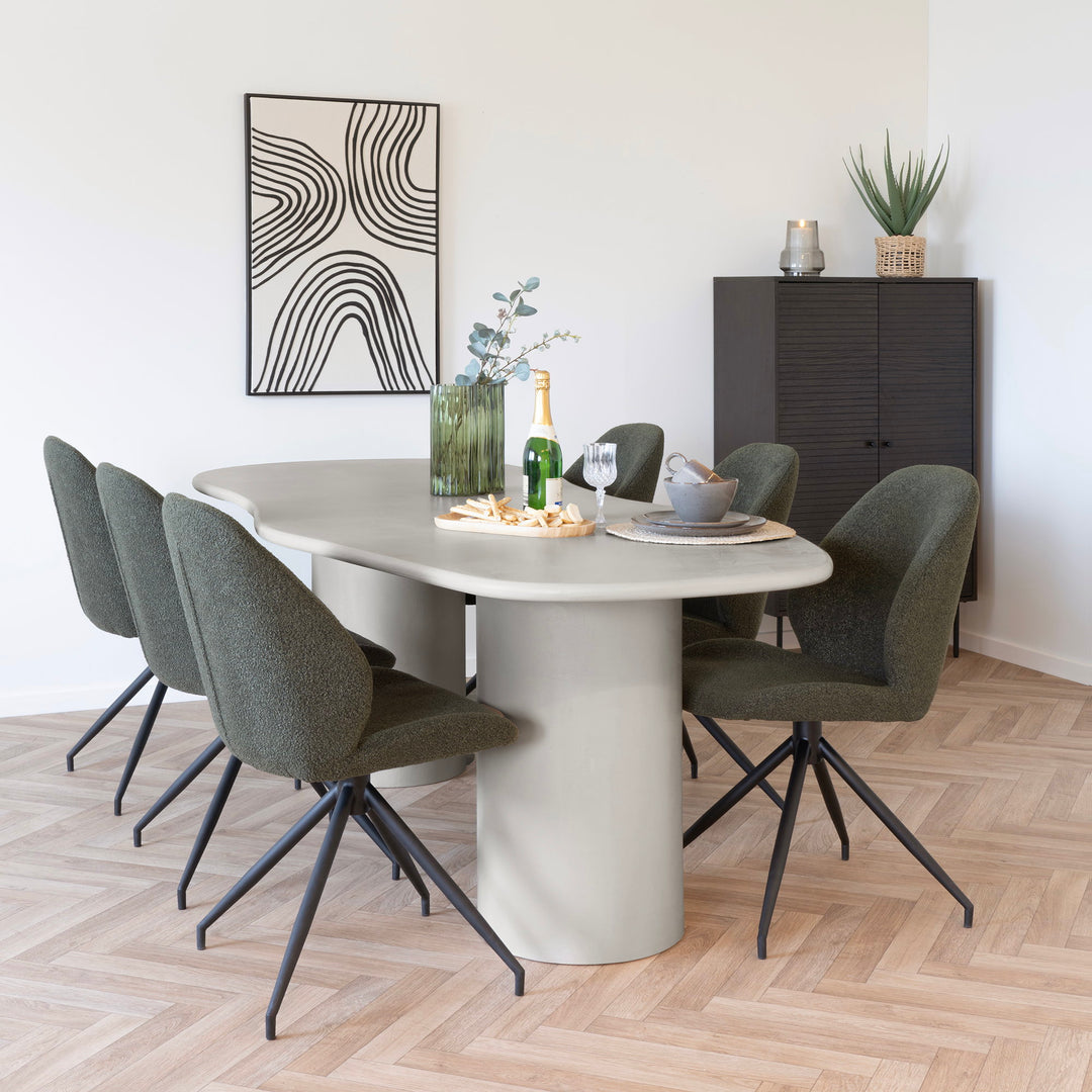 House Nordic Maranola matbord 200 × 96 cm – beige