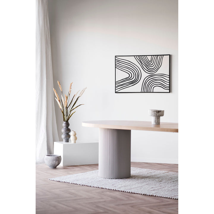House Nordic Solva matbord 220 × 100 cm – sand/natur