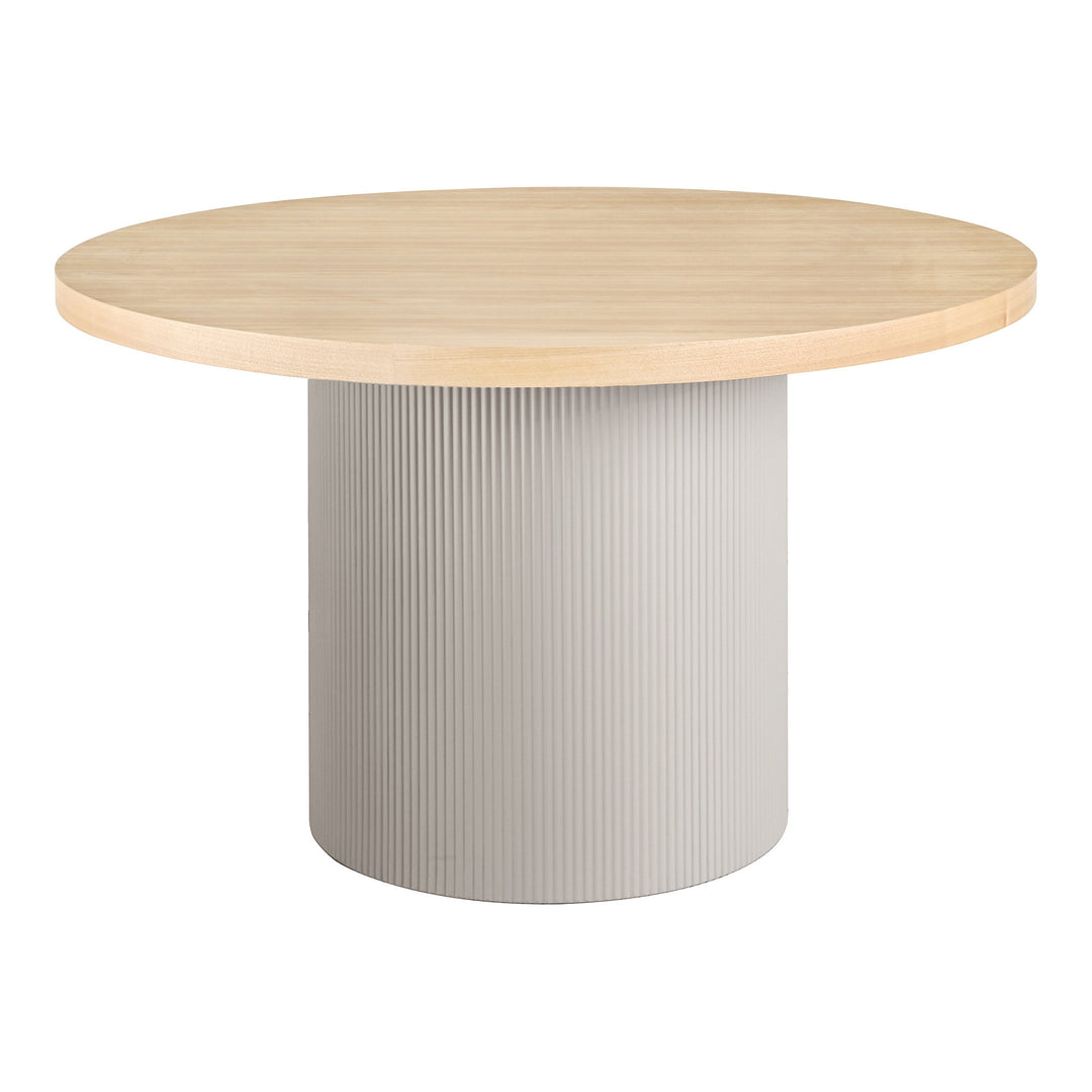 House Nordic Solva runt matbord Ø120 cm – sand/natur