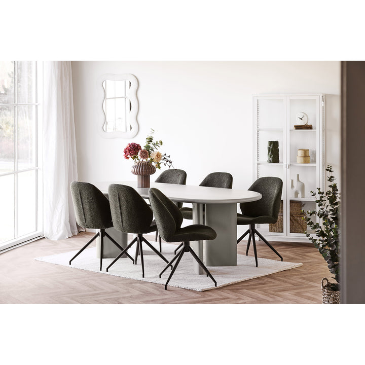 House Nordic Nagano matbord 220 × 100 cm – sand