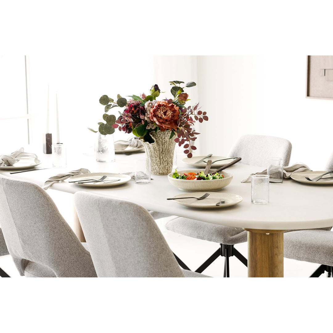 House Nordic Fondi matbord 240×100 cm – sand/brun