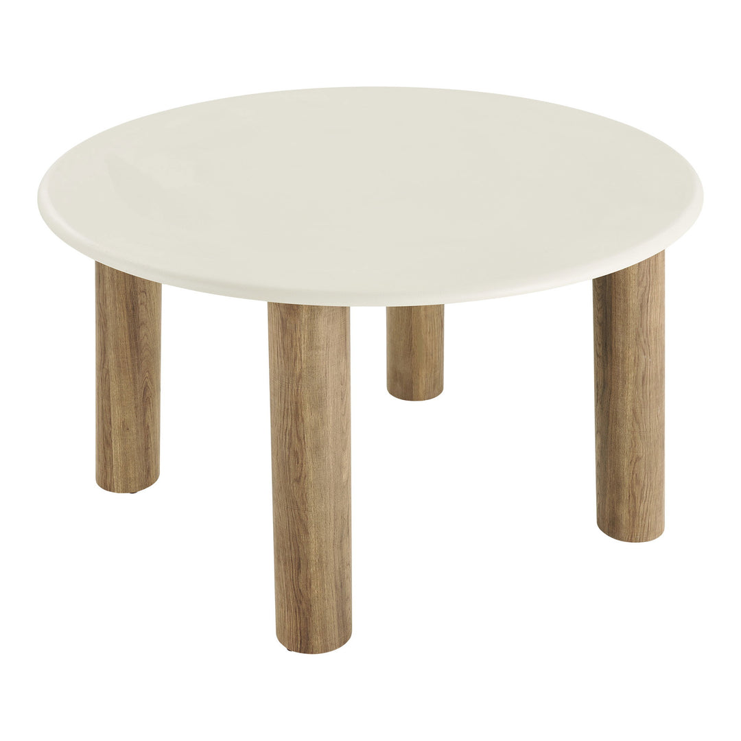 House Nordic Fondi runt matbord Ø120 cm – sand/brun