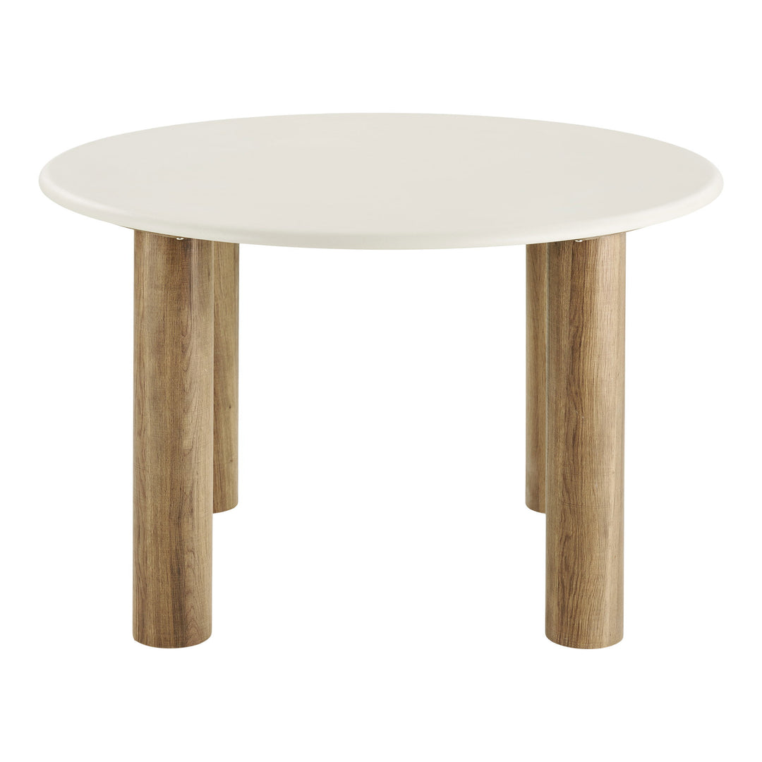 House Nordic Fondi runt matbord Ø120 cm – sand/brun