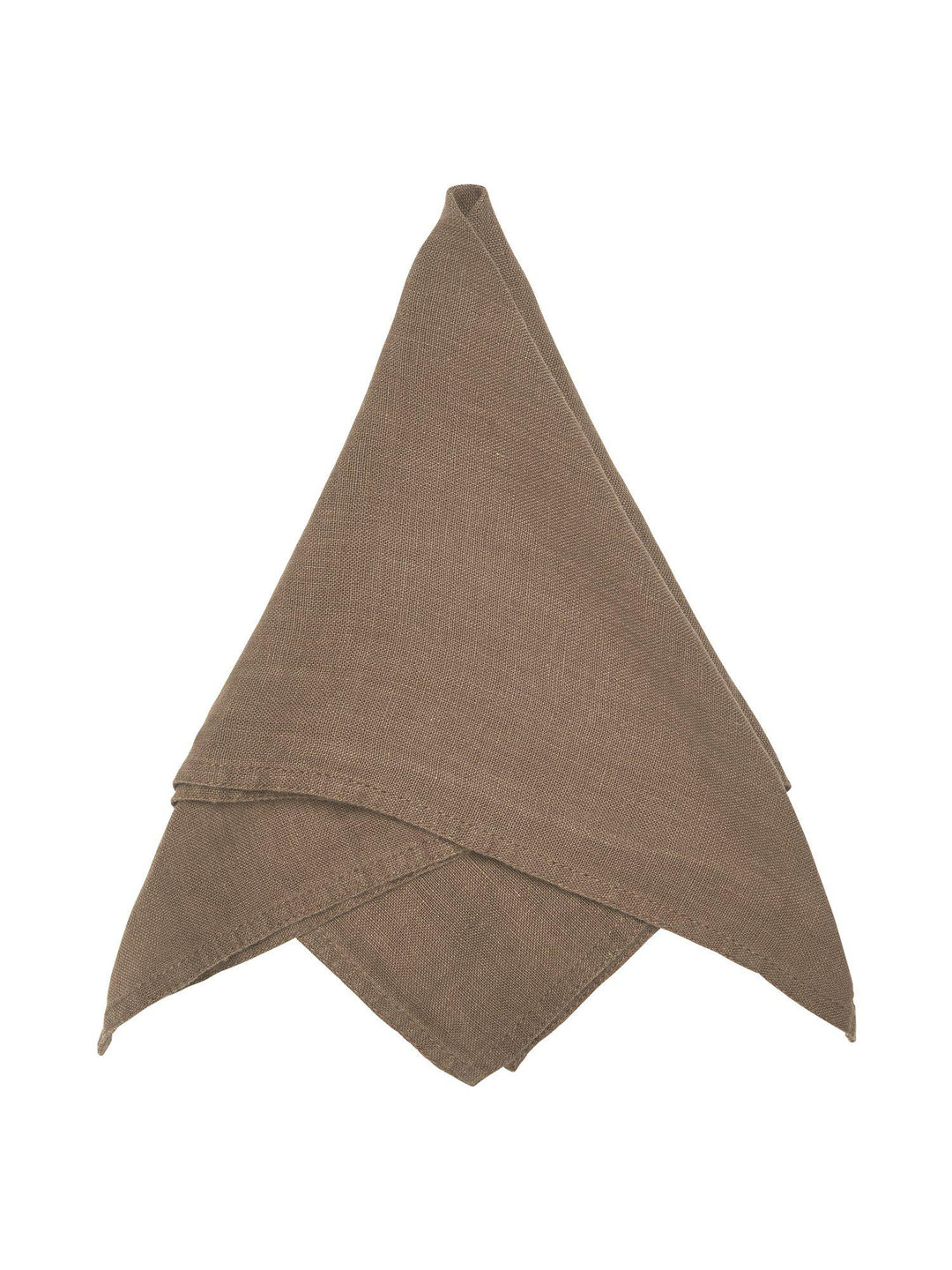 Svanefors Julie linneservett Mocca 45×45 cm