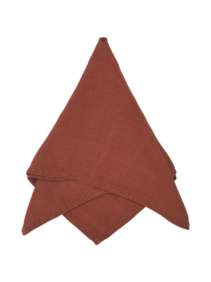 Svanefors Julie linneservett Tegel 45×45 cm